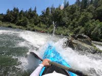 Paddler's view of the Kissing Rock