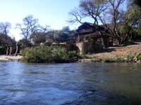 House Extending Well Into the Flood Plain