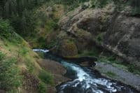 Looking Downstream from Dam Site