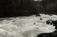Patrick in Wiley Creek Rapid
