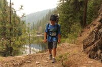 Hiking up the Selway
