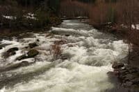 View Upstream at Former Hemlock Dam Site