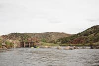 River Left Line at Hydraulic Ditch Dam