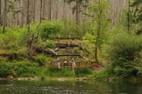 Fire-Damaged Fish Creek Raft Slide