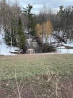 Upstream of Box Culvert on US Hwy 2