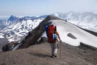 Hiking Along the Caldera Rim