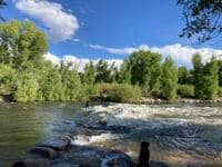 Whitewater park middle feature