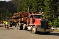 Log Truck Headed Out