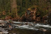 Evening Fishing at Cupboard Creek