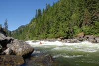 Paul Coming Through Lochsa Falls