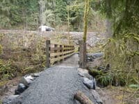 New Trail Bridge Installed