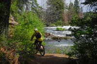 Mountain Biking on Deschutes River Trail