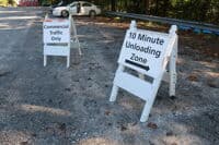 Signage at the put-in