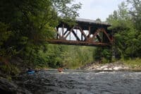 Freight Train, looking upstream