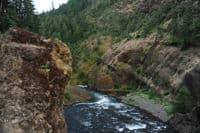 Looking Downstream from Dam Site