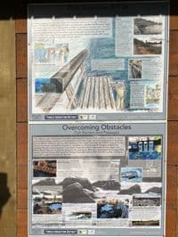 First Street Rapids interpretive sign