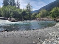 Impassable logjam 