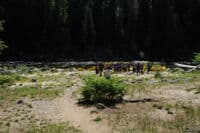Raft Group Putting in at Wilderness Gateway