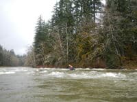 Jan on the Sol Duc