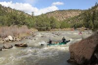 Bruce and Andy Canoe Aragon