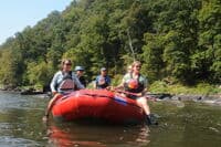 Raft on the French Broad