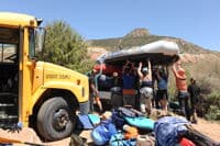 Loading Rafts at Chavez Canyon