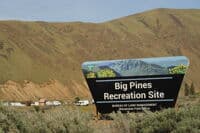 Big Pines Sign