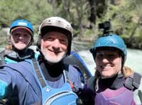 Crew of three packrafters