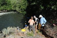 Lower Boats Down at Copco 2 Dam