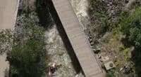 Foot Bridge Water Fall put in