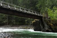 Trail Bridge Across Ruby Creek
