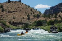 Looking Back Upstream at Wapinita Rapids