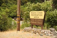 Aikens Creek Recreation Area Sign