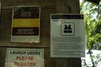 Signage at Put-In