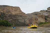 Entering the Yampa Canyon