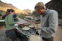 Dinner at Bass Camp