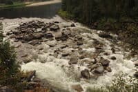 Wolf Creek Rapid from the Trail