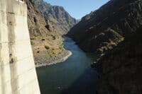 Hells Canyon Dam View Downstream