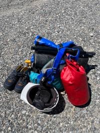 Complete pack rafting kit