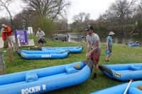 Loading Boats at Cypress Bend Park