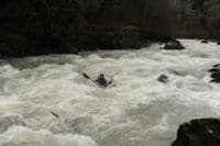 Corey on Wiley Creek Rapid