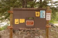 Yankee Fork River Access Sign