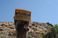 Warm Springs Reservation Signage