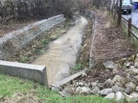 Downstream of Howard Ave.