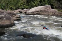 View Downstream Towards Third Drop in Lost Paddle