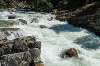 Entering Cascade on the river left line