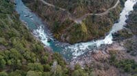 Last Chance & Freight Train Aerial View
