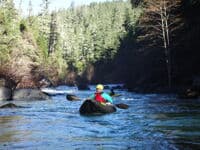 rapids pick up as you near Baldface Creek, class II