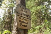 Entering Great Bear Wilderness