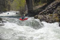Crashing the Hole at the Bridge